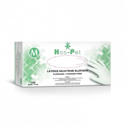 Has-Pet Haspet Pudrasız Eldiven Vinil Medium 100 Lü